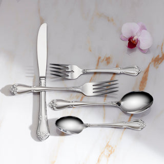 Oneida True Rose 20-Piece Flatware Set, 18/0 stainless steel (view 3)