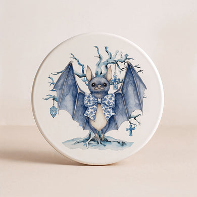 Blue & White Chinoiserie Halloween Coasters – Set of 8 Designs