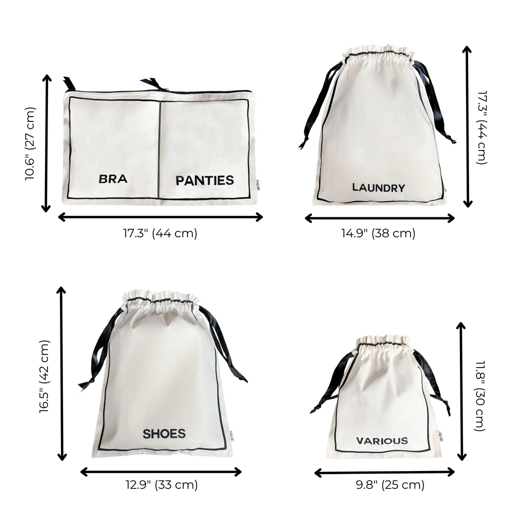 BA Travel Set, 8-pack – Cream