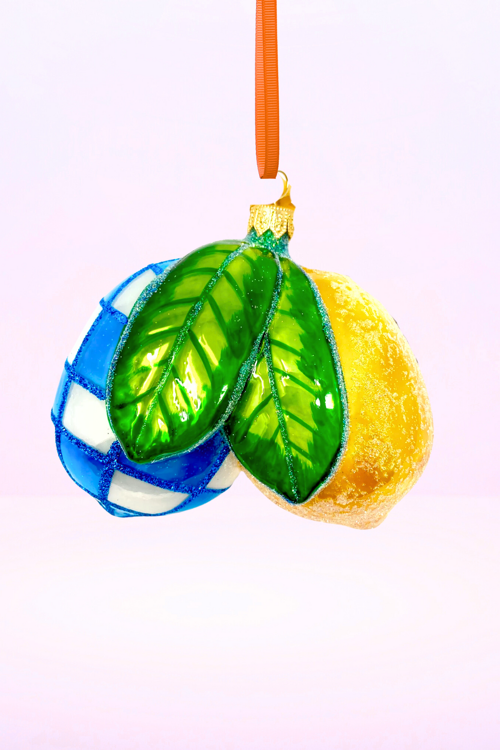 Blue Lemons Polish Glass Ornament – Kenzie’s Signature Collection