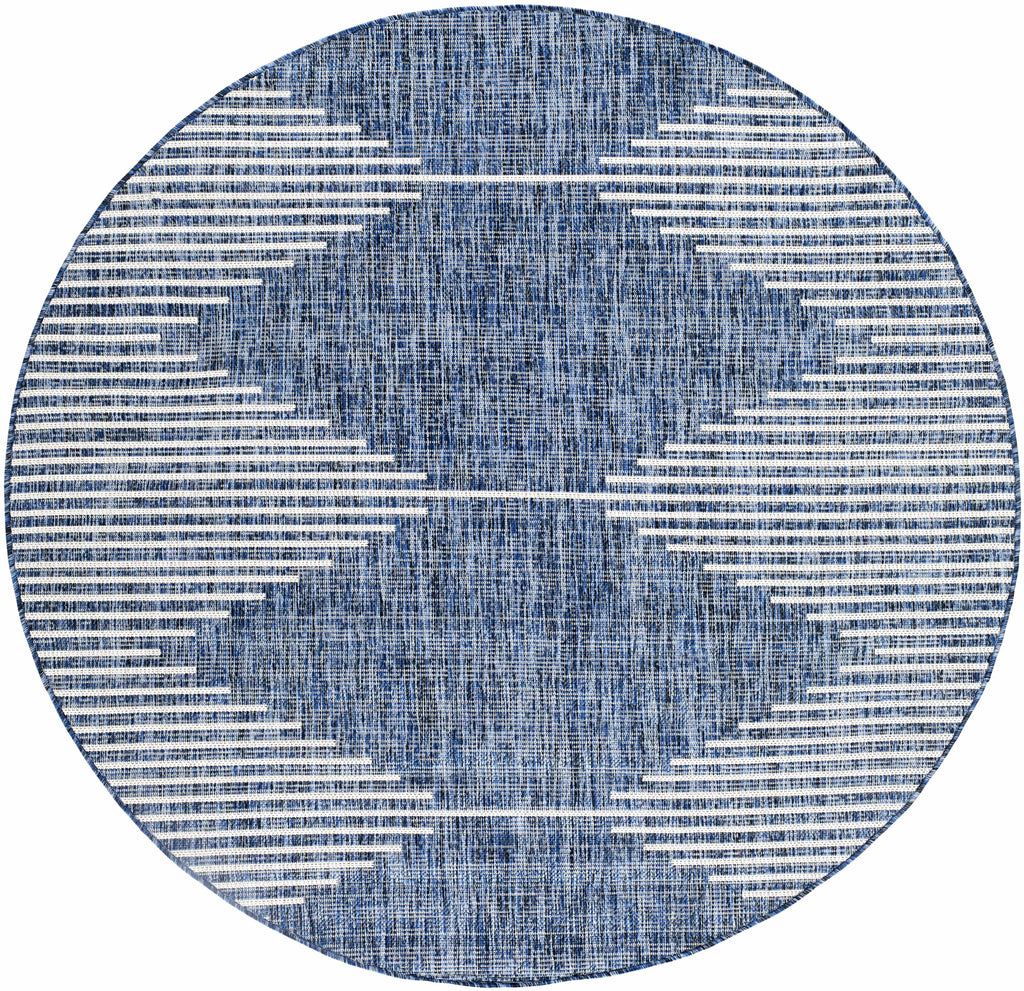 Stephan Navy Outdoor Rug – Durable Weather-Resistant Patio Carpet