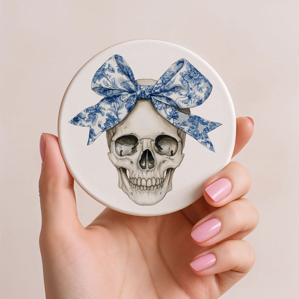 Blue & White Chinoiserie Halloween Coasters – Set of 8 Designs