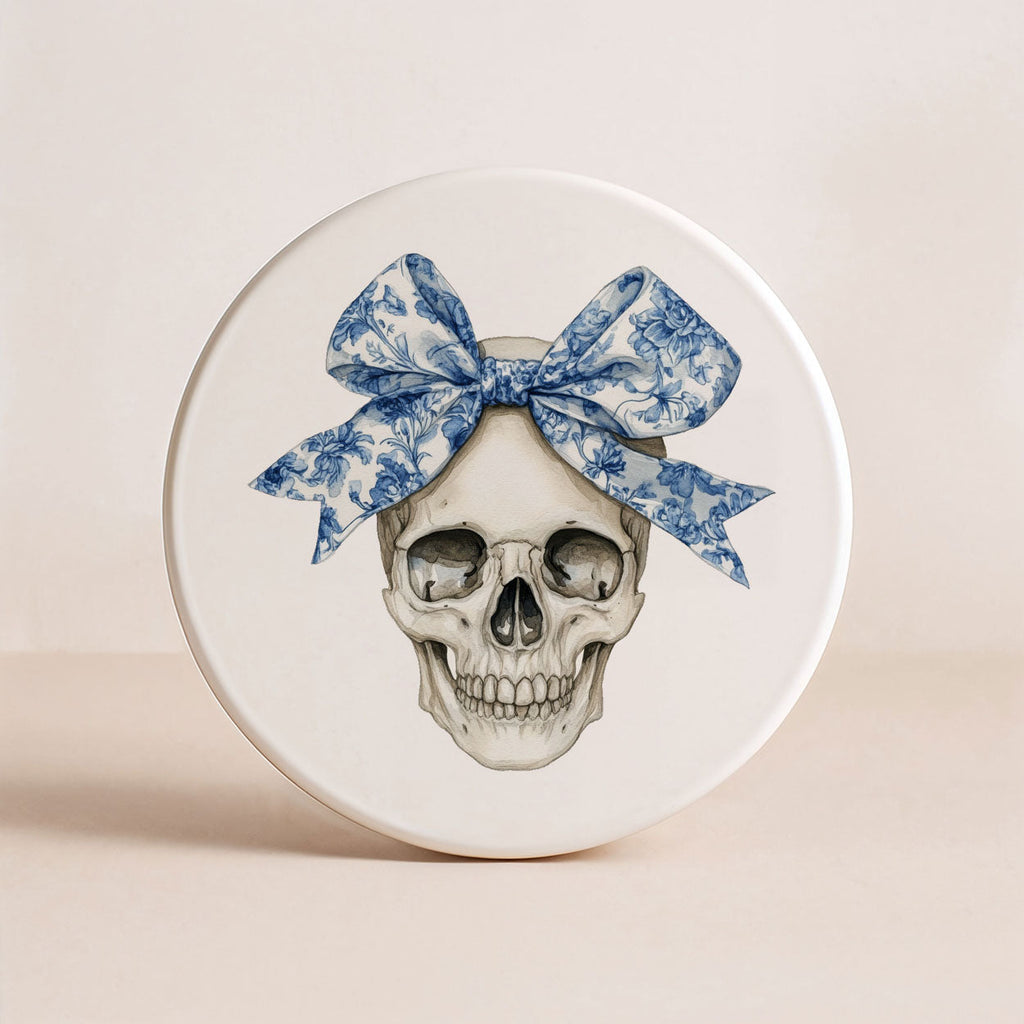 Blue & White Chinoiserie Halloween Coasters – Set of 8 Designs