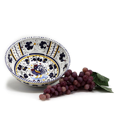 ORVIETO BLUE ROOSTER: Salad Bowl (Medium) 10