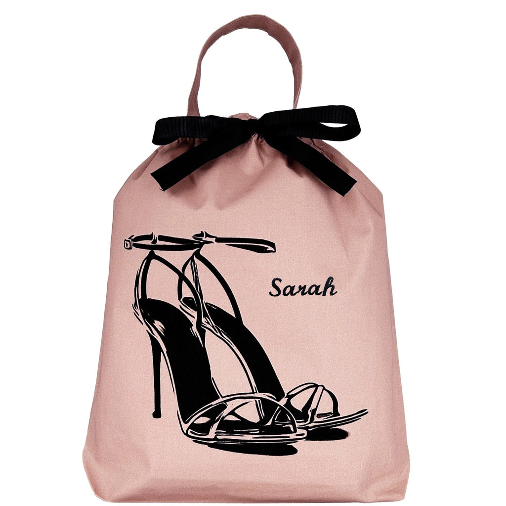 High Heel Sandal Shoe Bag – Pink/Blush