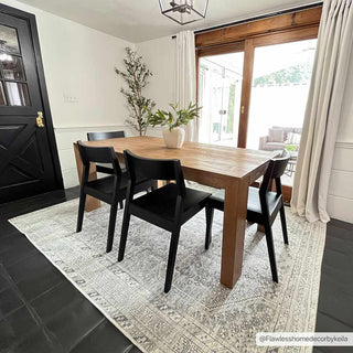 Barny Sage Flat Pile Washable Rug – Soft Modern Area Carpet for Home