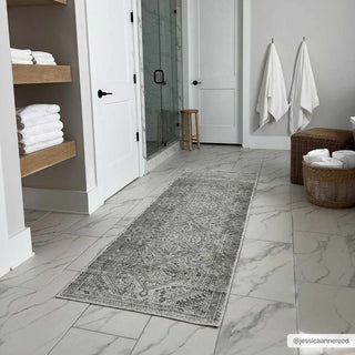 Barny Sage Flat Pile Washable Rug – Soft Modern Area Carpet for Home