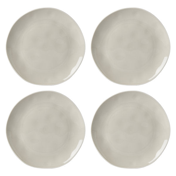 Lenox Bay Colors Grey Dinner Plates, Set of 4, porcelain