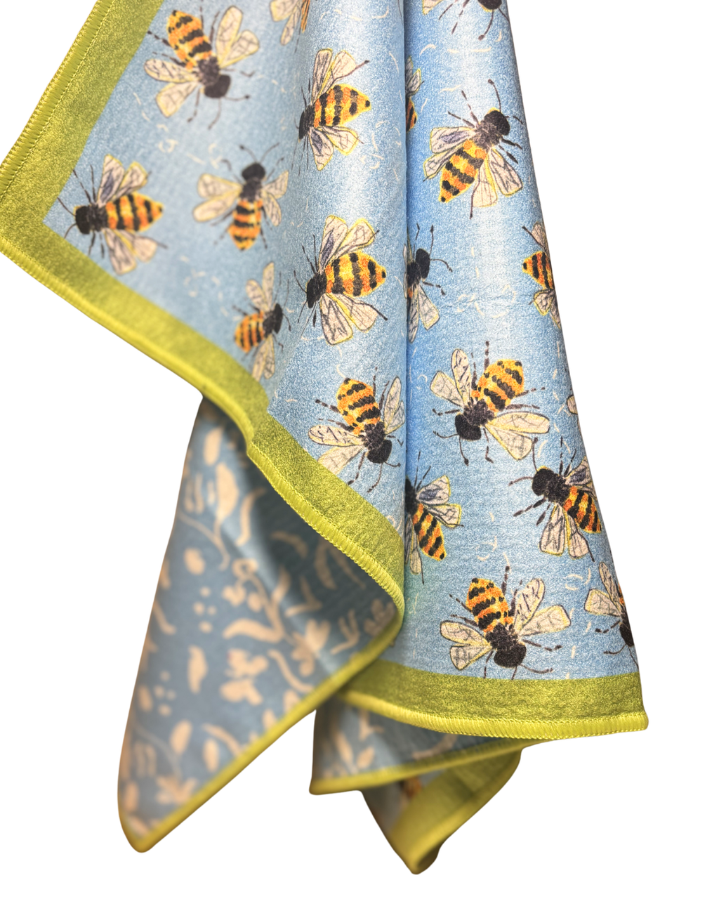 Elegant Bee Happy Double-Sided Tea Towel