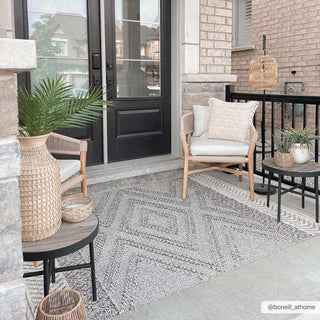 Beige Gray Areli Area Rug – Modern Neutral Washable Floor Carpet