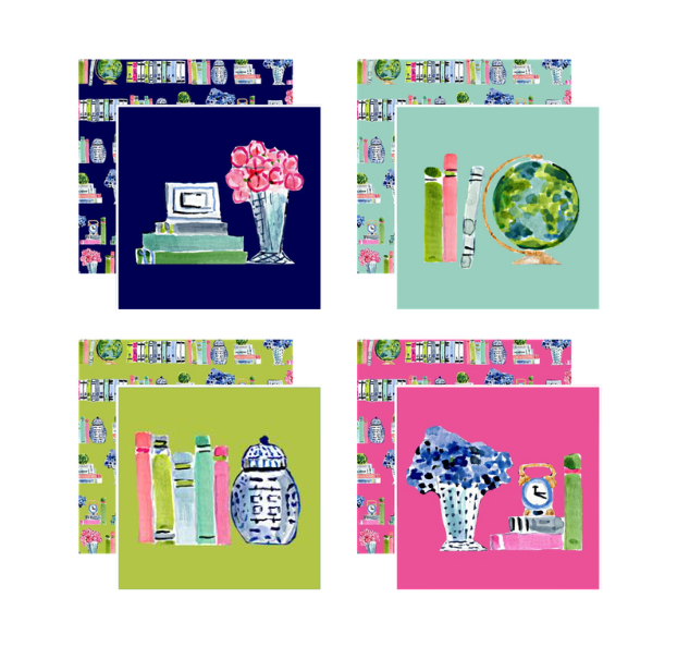 Believe in Your(Shelf) Book Lover Coasters – Set of 4