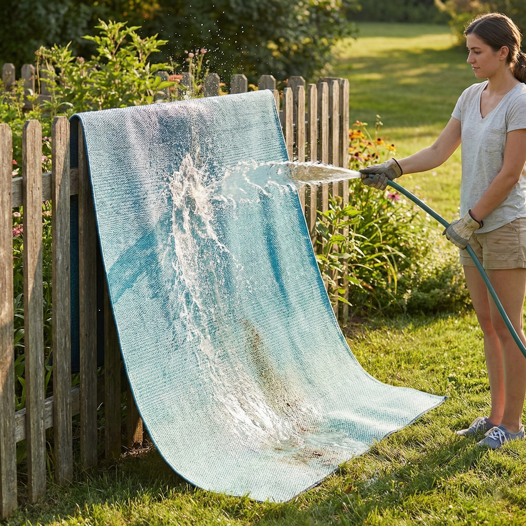 Big Sur Ombre Reversible Outdoor Patio Rug