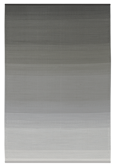 Big Sur Ash Ombre Reversible Outdoor Patio Rug