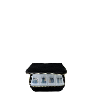Weekly Pill Organizer Case – Small – Black