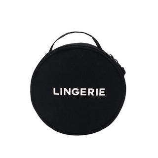 Round Lingerie Case – Black