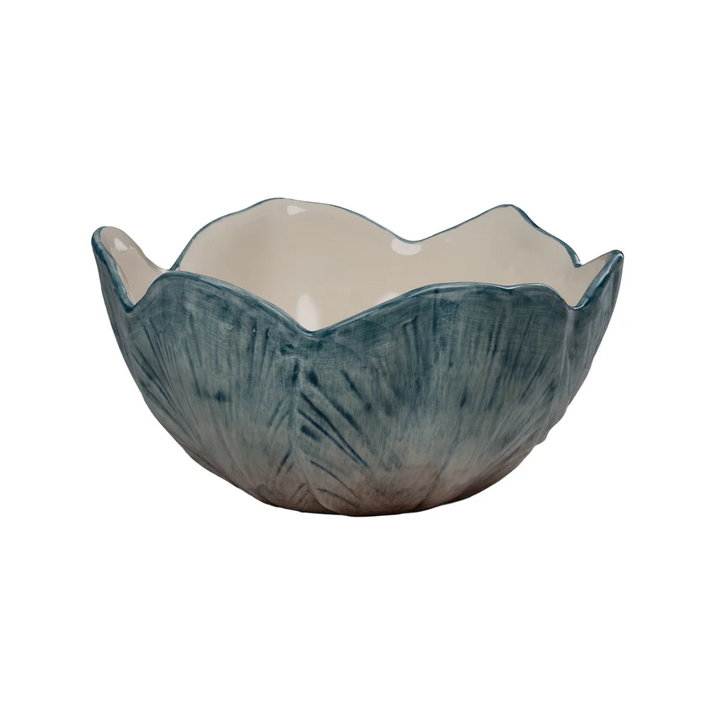 Elisabetta Flower Cereal Bowls Set of 2, Lilac | Hand-Painted Ceramic Bowls Made in Portugal