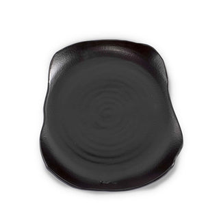 Extra Large Ceramic Board Plates – Set of 2 in Black Matte, White Gloss, or Platinum Glaze | Organic Shape