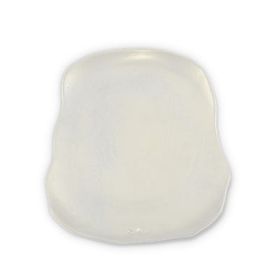 Extra Large Ceramic Board Plates – Set of 2 in Black Matte, White Gloss, or Platinum Glaze | Organic Shape