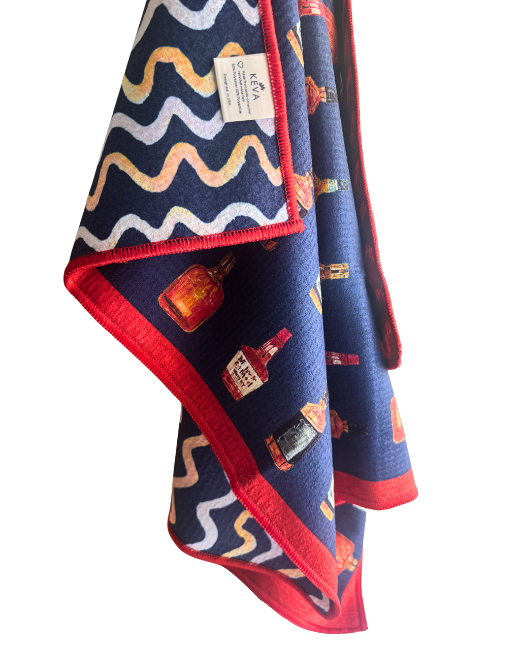 Bourbon Trail Double-Sided Art Tea Towel