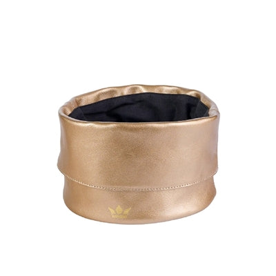 Ben Leather Bread Basket — Full Grain Leather with Cotton Lining, Multiple Colors Available
