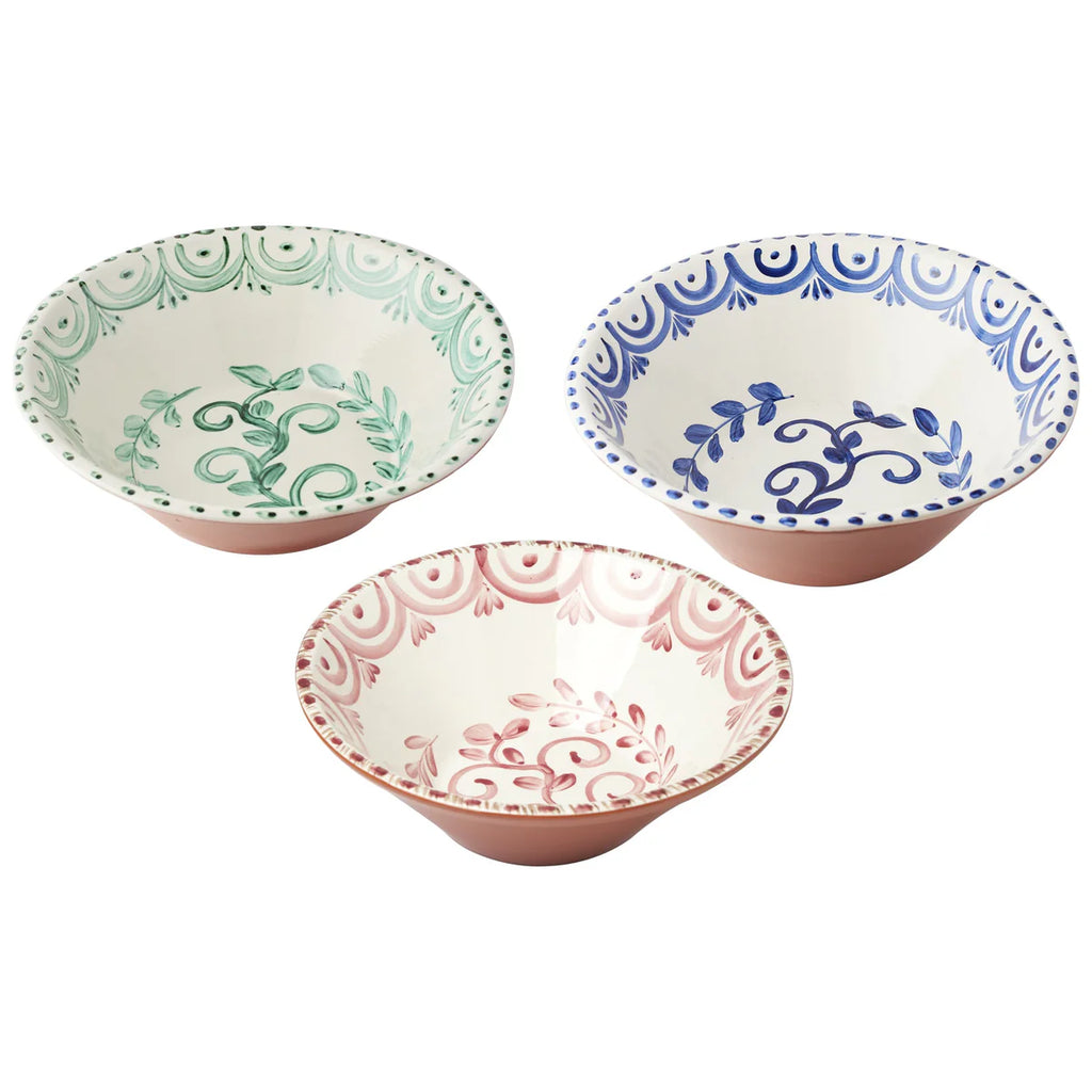 Casa Nuno Medium/Large Bowls, Assorted Set of 3