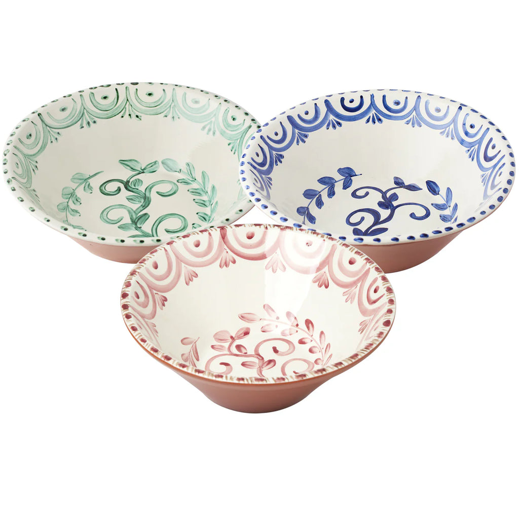 Casa Nuno Medium/Large Bowls, Assorted Set of 3