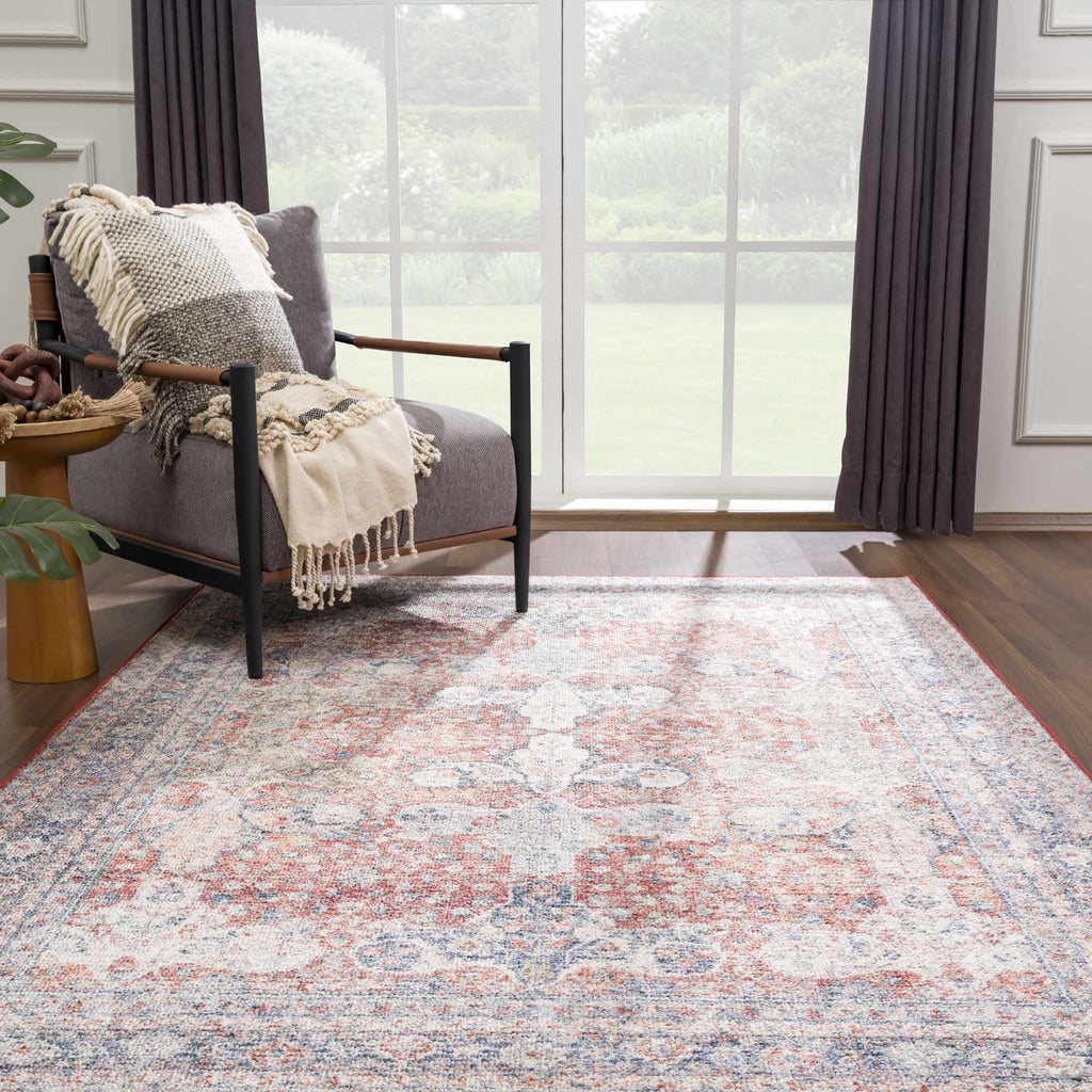 Ambre Washable Area Rug – Soft Modern Floor Carpet for Living Room