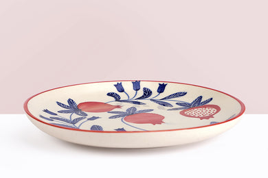 Indian Anaar Red Plate Set of 4