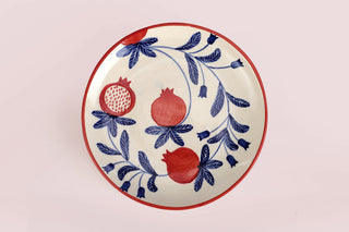 Indian Anaar Red Plate Set of 4