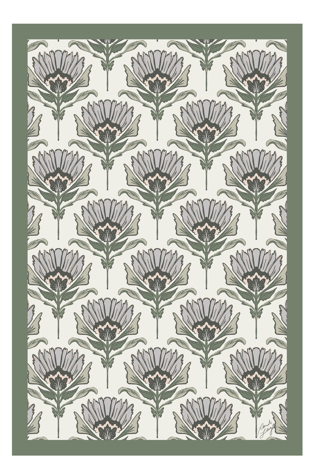 Sage & Bloom Double-Sided Tea Towel