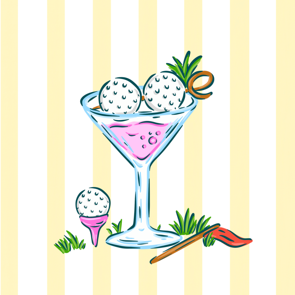 Country Club Lifestyle Coasters – Set of 4