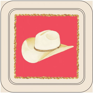 Elegant Cowgirl Western Coasters – Set of 4