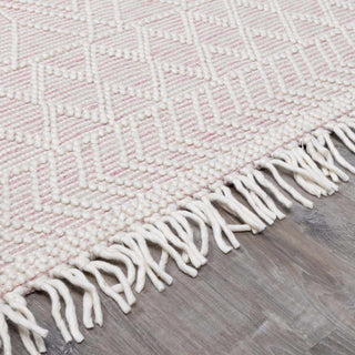 Ramsbury Soft Pink Wool Rug – Elegant Premium Wool Area Carpet