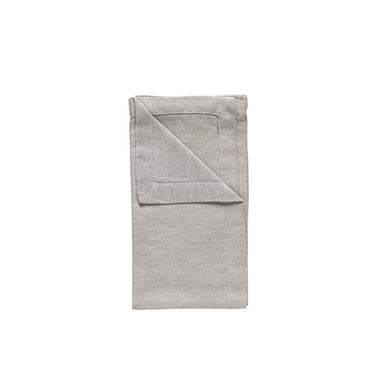 COSTA NOVA – Casafina Emilia 50% Linen 50% Cotton Napkin, Blueberry/Latte/Seed Grey – Premium Table Linen