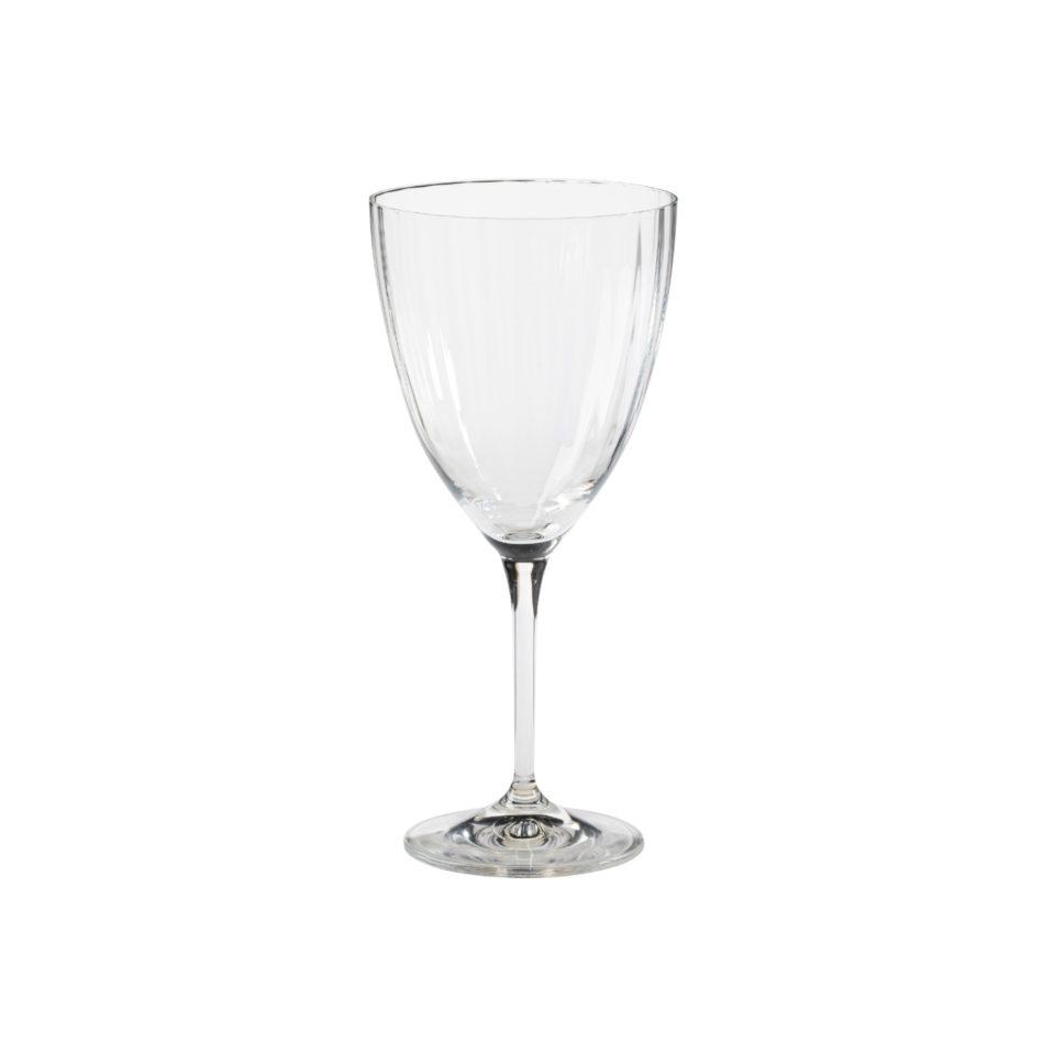 COSTA NOVA Sensa Water Glass 14 oz., Clear / Clear with Golden Rim – Classic Glassware for Daily Use