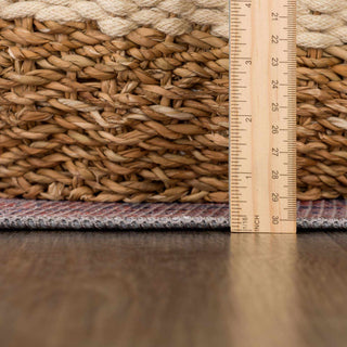 Taber Burnt Orange Persian Style Rug – Traditional Washable Vintage Carpet