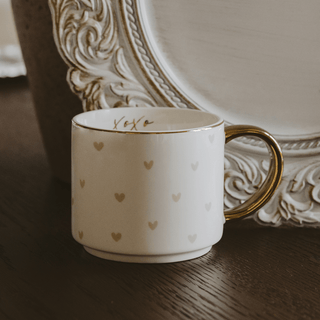 Hearts 14oz. Coffee Mug