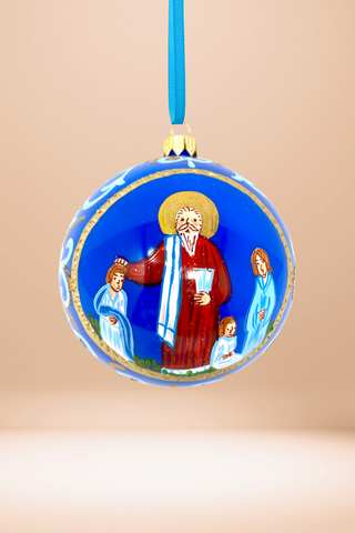 Byzantine Holiday Glass Bauble – Constantine – Kenzie’s Signature Collection