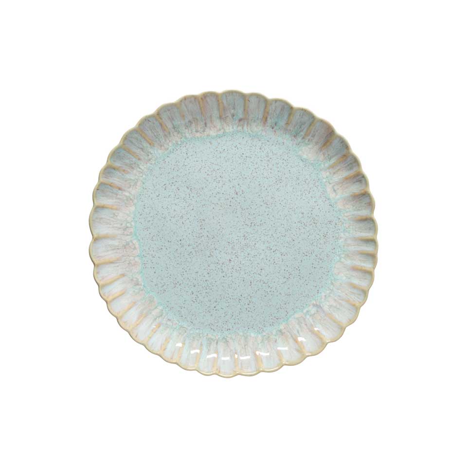 COSTA NOVA – Casafina Mallorca Dinner Plate, Sea Blue & Sand Beige – Stoneware Dining Plate