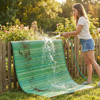 Cancun Striped Reversible Outdoor Patio Rug