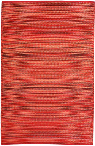 Cancun Striped Reversible Outdoor Patio Rug