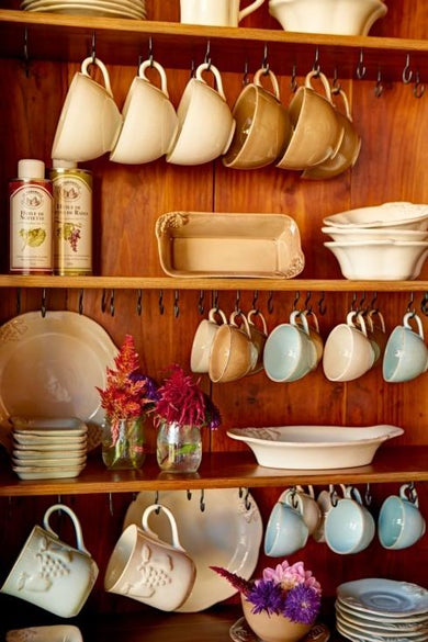 COSTA NOVA - Casafina Madeira Harvest Tea Cup & Saucer 9 oz., Vanilla Crème – Elegant Tea Set