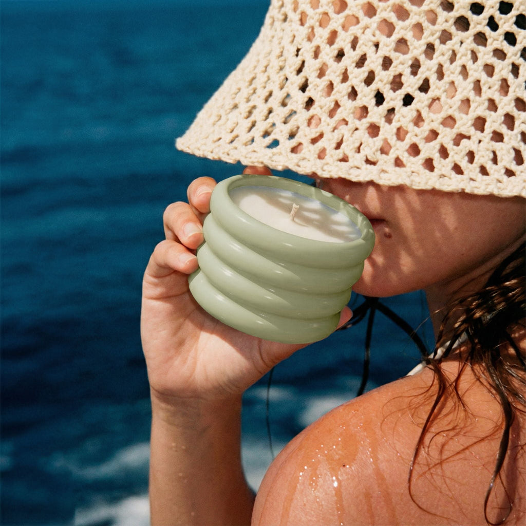 Vegan Soy Wax Candle in Reusable Ceramic Vessel