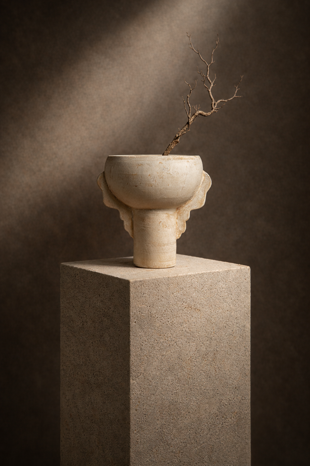 Amaya Handcrafted Terracotta Decorative Vessel