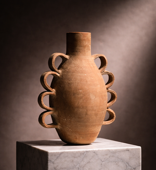 Erna Handcrafted Terracotta Decorative Vessel
