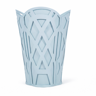 Slate Blue Chippendale Wastepaper Basket & Tissue (3 Options) | Classic Bath Décor