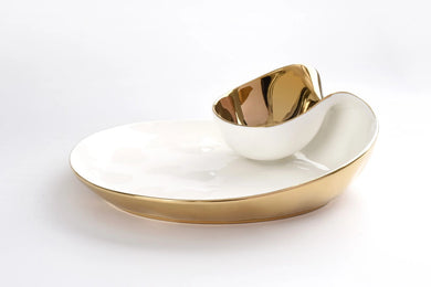Chip & Dip Bowl — Moonlight Collection