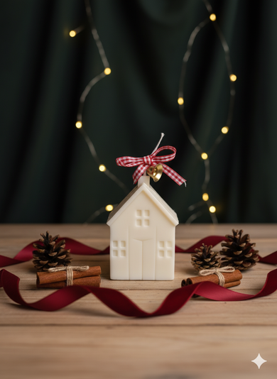 Christmas Cottage Candles for Cozy Holiday Decor