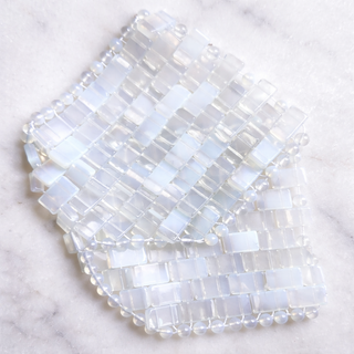 Clear Quartz Crystal Eye Mask – Cooling Luxury Spa & Relaxation Ritual