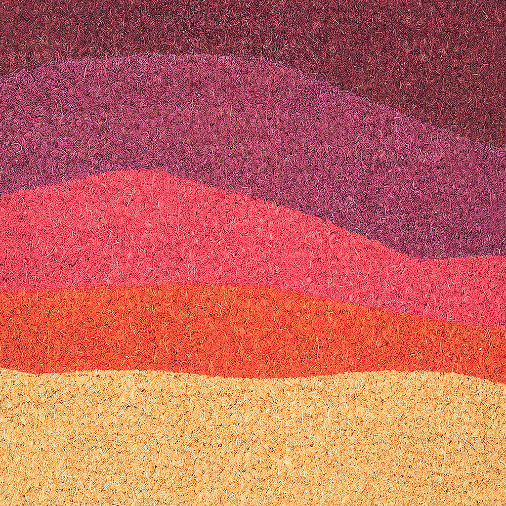 Shades of Dawn Natural Coir Doormat